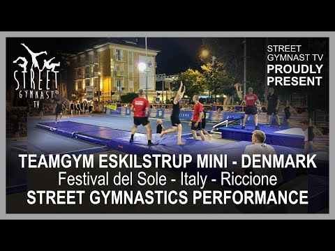 Teamgym Eskilstrup Mini visited Festival del Sole, Street Gymnastics