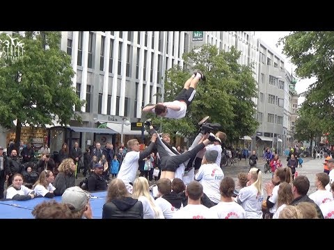 Street Gymnastics with &quot;Spring Mod Nord&quot; by truck to DGI´s Sport &amp; Culture Festival Aalborg