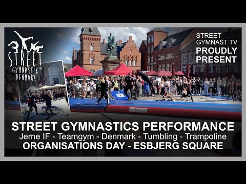 Street Gymnastics with Jerne IF - Teamgym - Organisations Day - Esbjerg Square