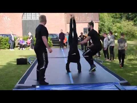 Street Gymnastics with team Sommerspring, Bramming IF Gymnastics for Culture Night